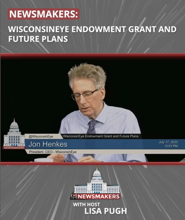 screen clip of Wisconsin Eye video